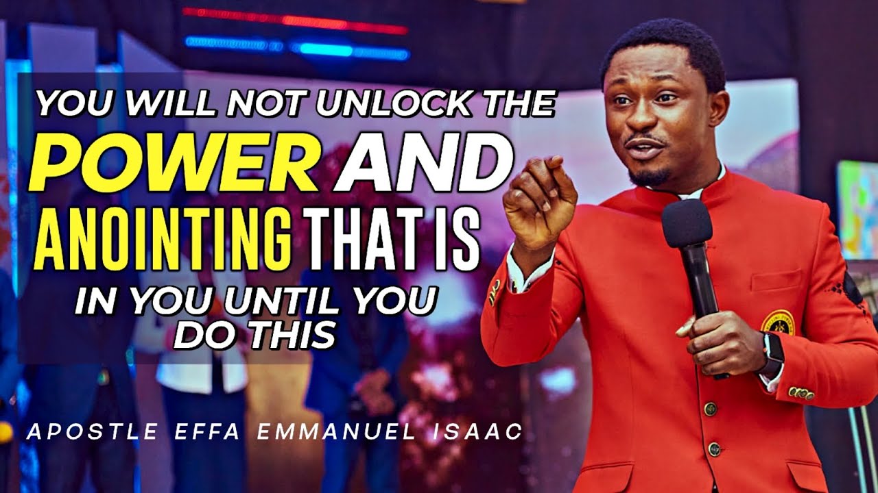 DO THIS TO UNLOCK THE POWER AND ANOINTING IN YOU AFTER GIVING YOUR LIFE ...