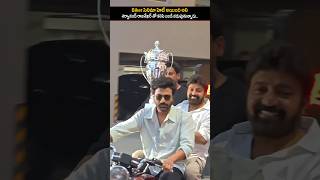 Sharwanand riding bike with rajashekhar after biker movie success | #sidhutv#biker#sharwanand#shorts