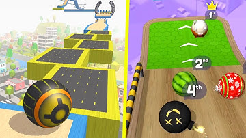 Going Balls Vs Action Balls All Levels Gameplay Android iOS #337