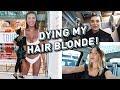 Dying My Hair Back Blonde | VLOG!