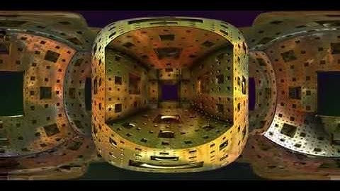 Flying Through Menger Sponge