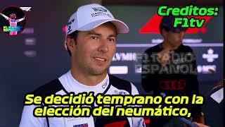 Details Entrevista en Ingles | Valtteri Bottas - Sergio Pérez | Post Clasificación | GP Bahrein - Malasia Guide