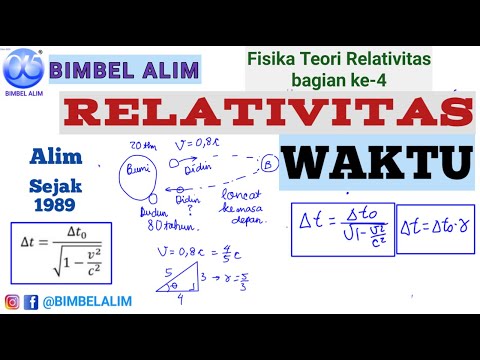 Relativitas Waktu, Fisika Modern, Teori Relativitas Albert Einstein bagian ke 4, SMA kelas 12