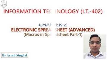 Macros in Electronic Spreadsheet by Using OpenOffice Calc || Class-10 #cbse  #electronicspreadsheet