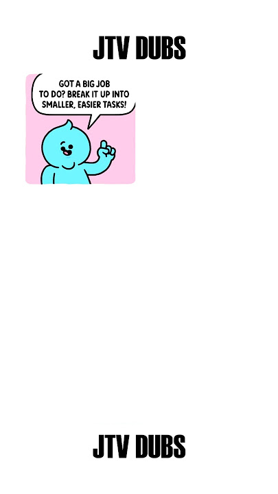 SMALLER, EASIER TASKS [Mr. Lovenstein Comic Dub]