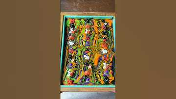 Whimsical Halloween Soap! #soapmaking #soapcutting #soap #handmadesoap #soaps #soapmaker #soapbars