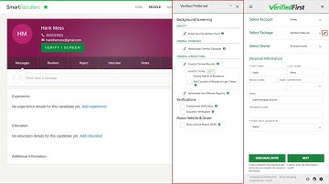 Verified First Integration Demo- SmartRecruiters