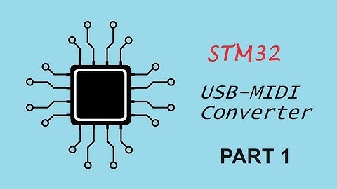 USB-MIDI Converter. STM32. Part 1. Часть 1.