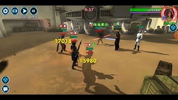 [3v3] Fennec/Greef/BAM fails vs. LV/Maul/Thrawn (protection up): 0 banners