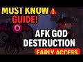 Everything You Need to Know About AFK God of Destruction — Latest Version Overview