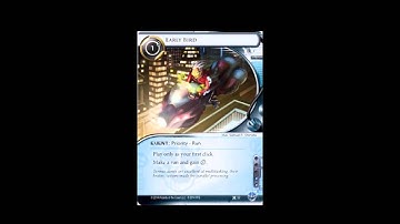 Android Netrunner: Early Bird in 20 Seconds