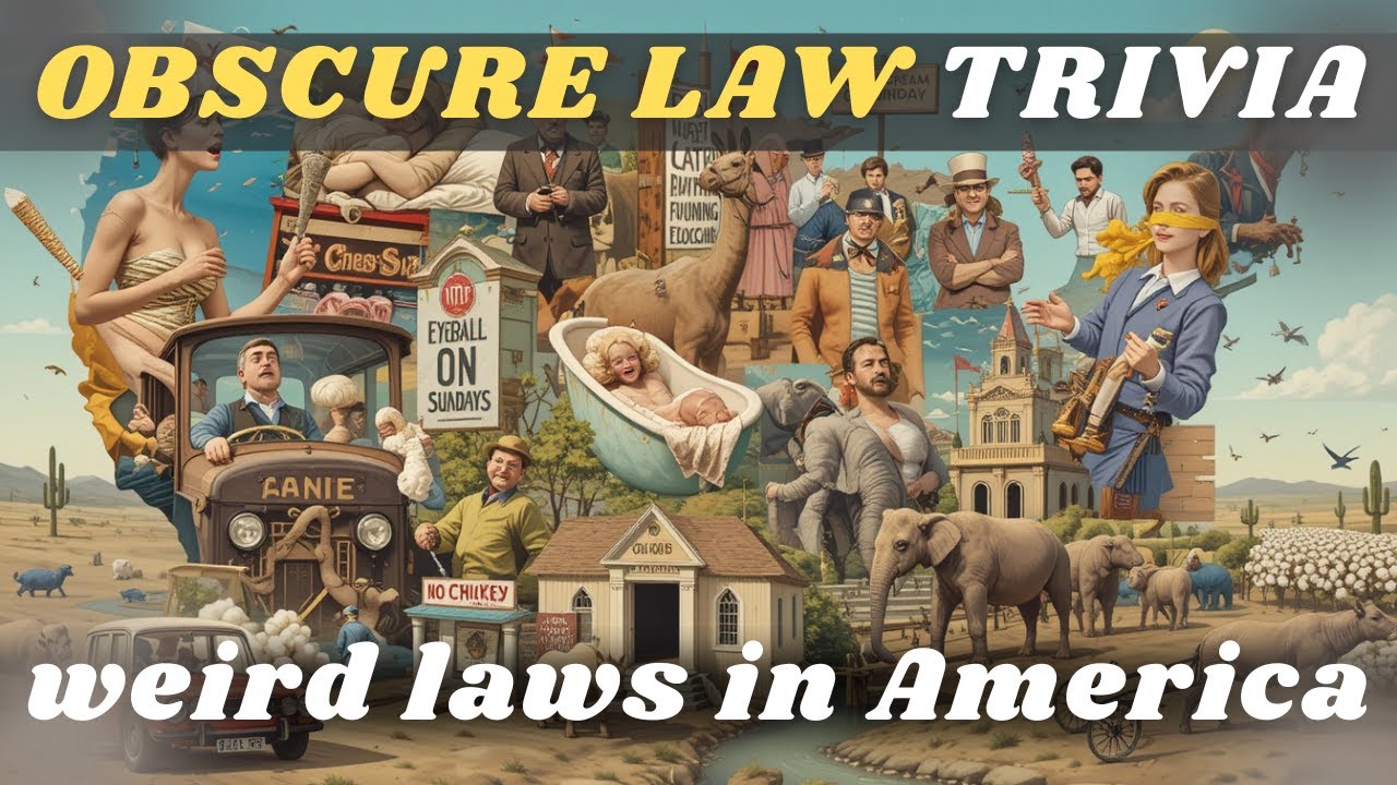 🧠Obscure U.S. Law Trivia! 20 Crazy Laws You Won’t Believe Exist! 