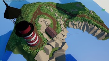 A short walkthrough of my Unreal Engine 4 level and assets