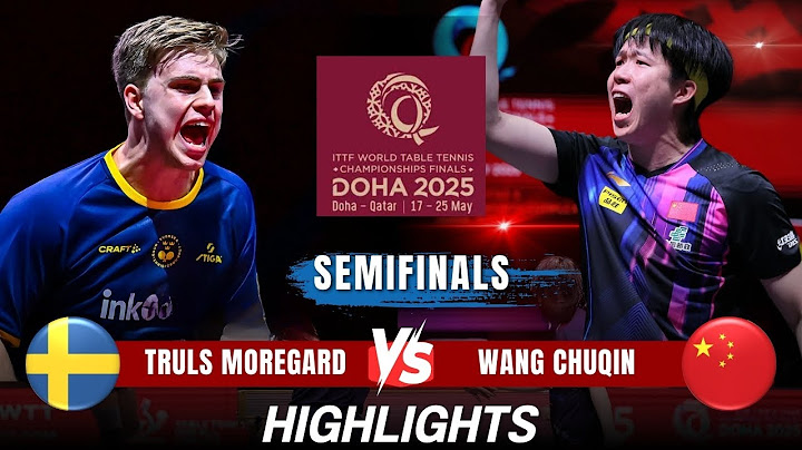 Truls Moregard (SWE) [7] vs Wang Chuqin (CHN) [2] - SF | World Table Tennis Championships 2025