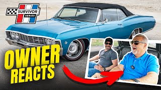 Russ' 1967 Impala First Drive | Owner reacts to Roadster Shop build!