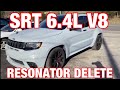 2019 Jeep Grand Cherokee SRT DUAL EXHAUST w/ Resonator Delete!