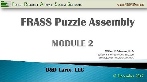 FRASS: Module 2 - Assembling the Puzzel