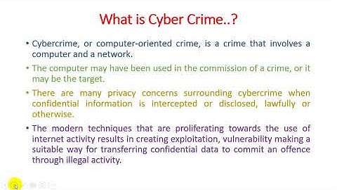 Unit - 4 - Lecture 1 Introduction to Cyber Crime