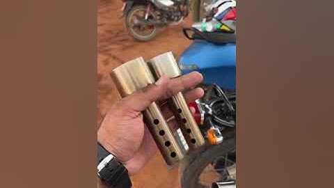 RED ROOSTER EXHAUST WITH AND WITHOUT DB KILLER #interceptor650#redrooster#bmc#viralshorts#rider#vlog