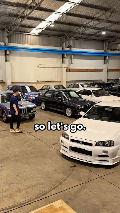 So many rare car’s at Importify in New Zealand! #cars #jdmcars #ferrari #gtr #r34 #evo #bmw
