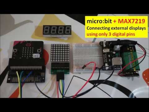 The BBC micro:bit - MAX7219