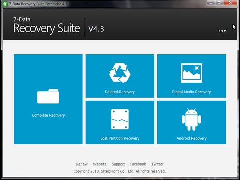 استعادة الملفاتالمحذوفه تحميل 7 -Data Recovery Suite Enterprise 4.3 +  Portable - Youtube