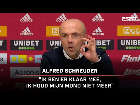 SCHREUDER LOOPT LEEG ?? | Ajax-trainer is er helemaal klaar mee | Persconferentie | Ajax - Excelsior