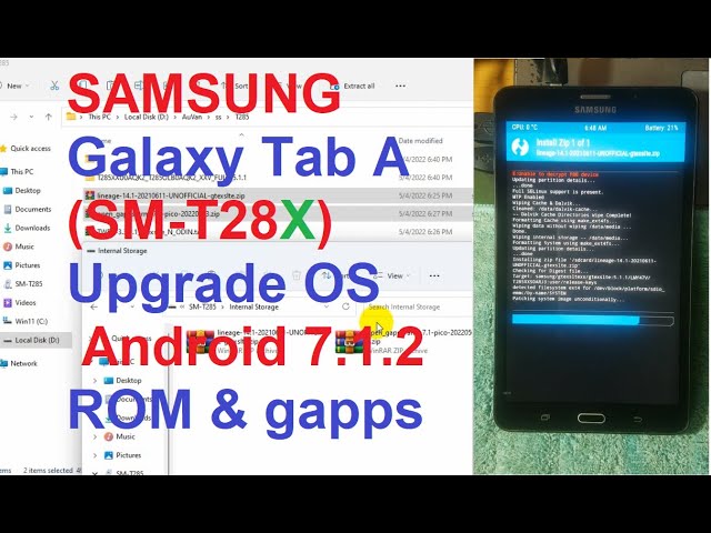 Samsung Galaxy Tab A (SM-T285) UP Android7.1.2 lineage-14.1 & open gapps