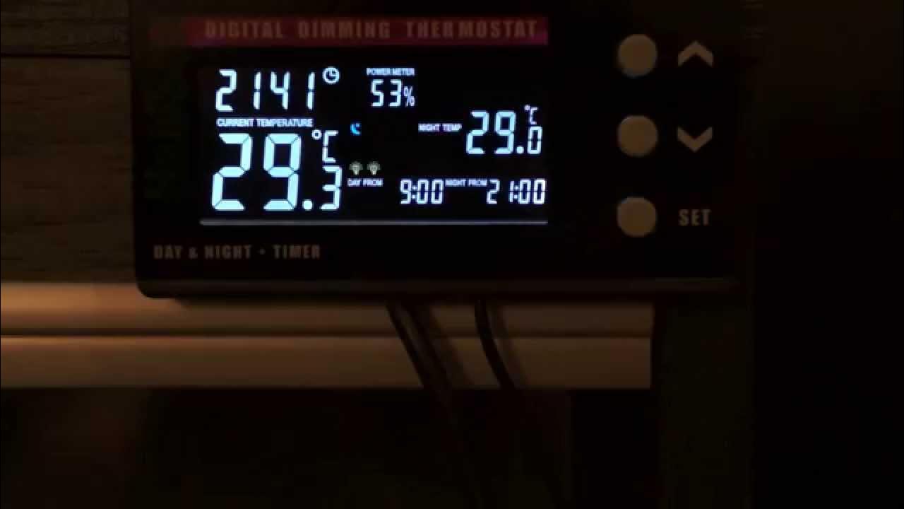 Habistat Digital Dimming Thermostat YouTube