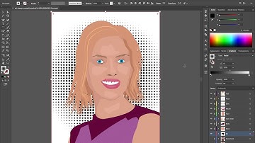 Illustrator CC | Vector Portrait | 08 Background
