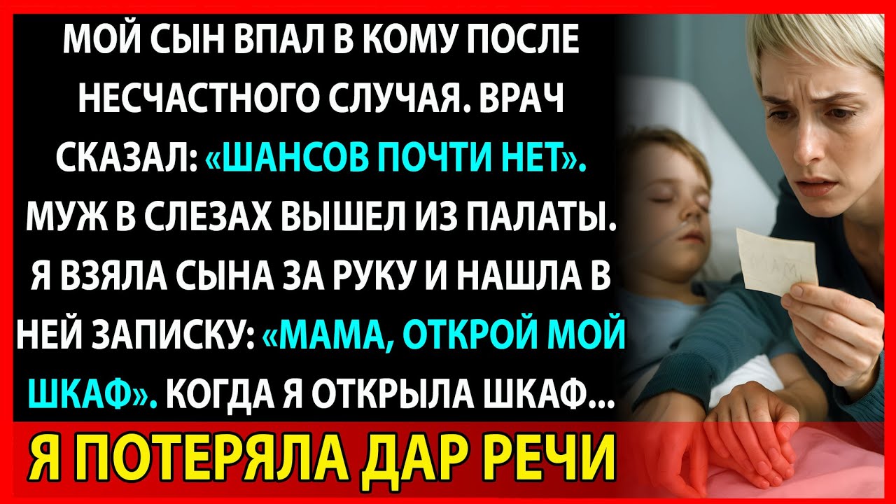 Я думала, это несчастный случай… пока не открыла шкаф сына