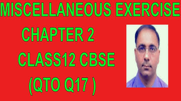 miscellaneous exercise chapter 2 (inverse trigonometry) question 11 to 17