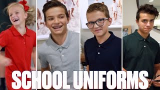 Back To School Shopping Back To School Uniforms For Four Kids School Clothes Try On Haul
