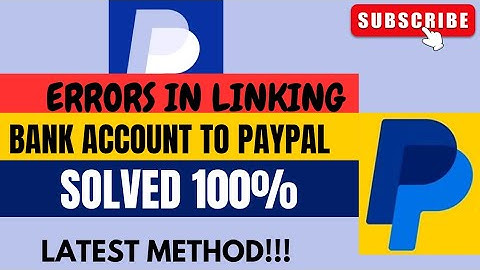 FIXED!!! Problems Linking Bank Account to PayPal Solved 100% || BEST METHOD REVEALED