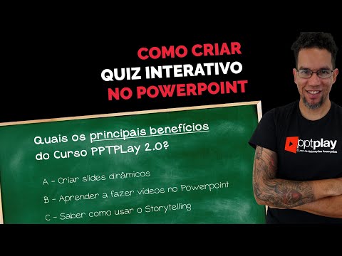 Crie um Quiz interativo no Power Point para avaliar os seus alunos