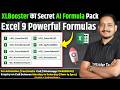9 Ai Excel Formulas | Learn XL Booster Secret with AI Formula in MS Excel | Computer Tech Academy