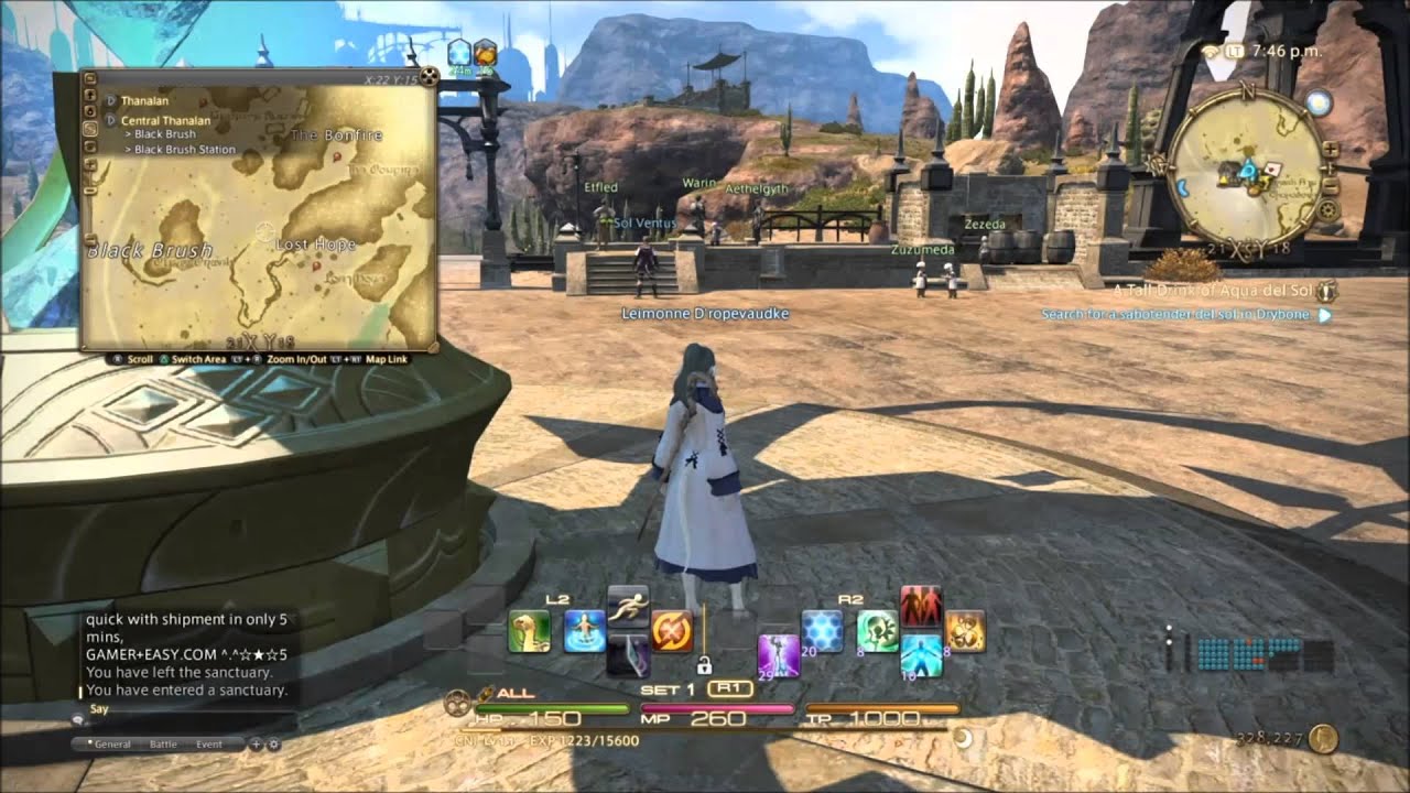 final fantasy xiv online ps4 gameplay