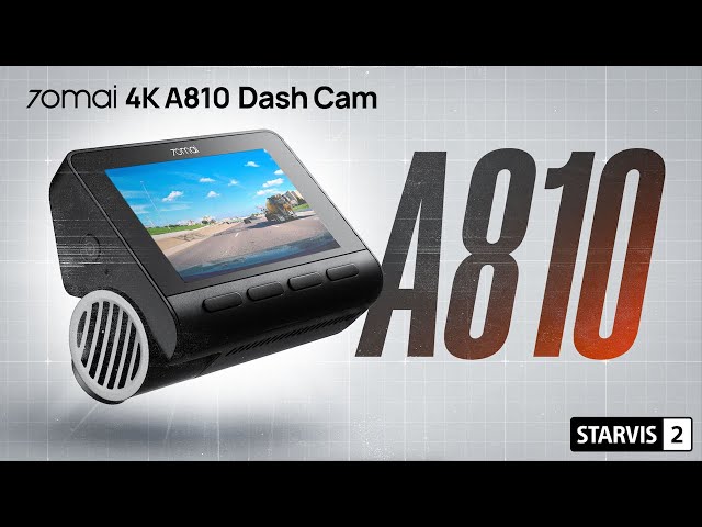 Camera hành trình 70mai A810-2 4K HDR - Chất lượng ghi hình đỉnh