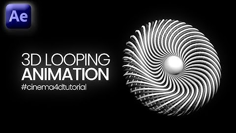 3d Looping Animation In Cinema 4d: Cinema4d Tutorials.