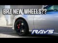 The BRZ Gets Aftermarket JDM Wheels! | Rays Gram Lights 57DR Mag Blue