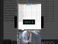Excel trick  👍 ⌨️||#excel #msexcel #exceltips #exceltutorial #ytshorts #shortvideo