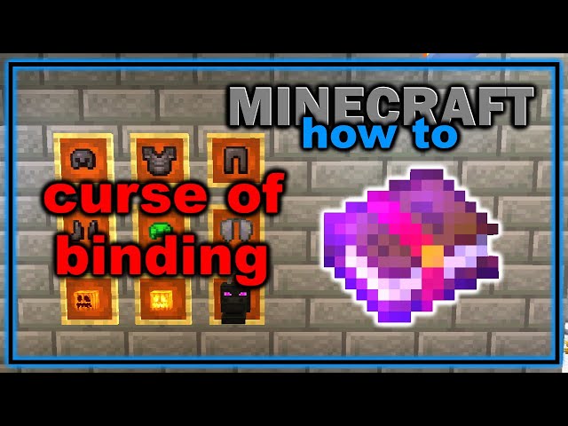 What are curse enchantments in Minecraft?