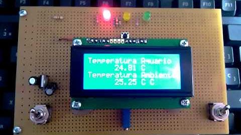 Home made Sensor temperature for aquarium