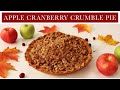Easy Apple/Cranberry Crumble Pie