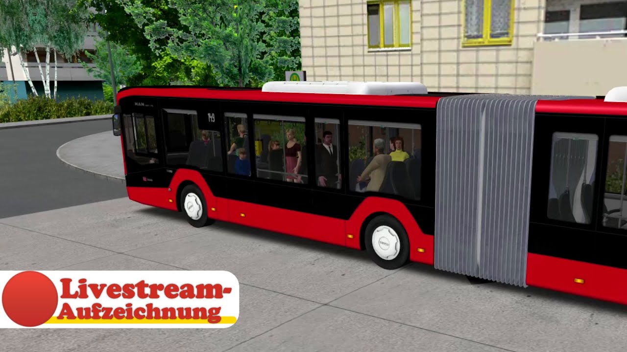 OMSI 2 Zwei Linien auf Ahlheim V4 🔴 Livestream-Aufzeichnung | 30. April '21 (1/3)