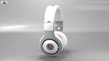 Beats by Dr. Dre Pro White 3D model by 3DModels.org