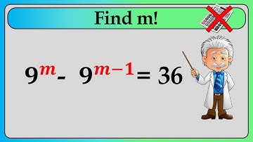 Nice Exponent Math Simplification | Find the Value of X