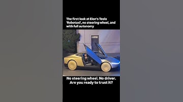 Elon Musk’s Tesla Robotaxi 🤖🚗 | No Steering Wheel | Fully Autonomous Future