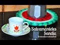 DIY : Salvamanteles Sandía De Papel *Reciclaje* - Brotes De Creatividad