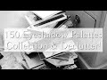 150 Eyeshadow Palettes Collection & Declutter!